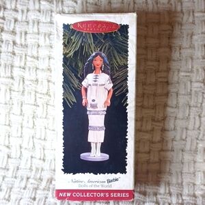 Native American Barbie Ornament